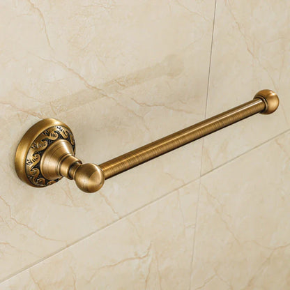 DecorBites™ Bathroom Hardware Set: Antique Brass Wall Mounted Accessories for Toilet, Towel, and Robe
