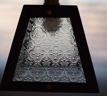 DecorBites™ Green LED Glass Pendant Lamp for Modern Décor & Ambiance