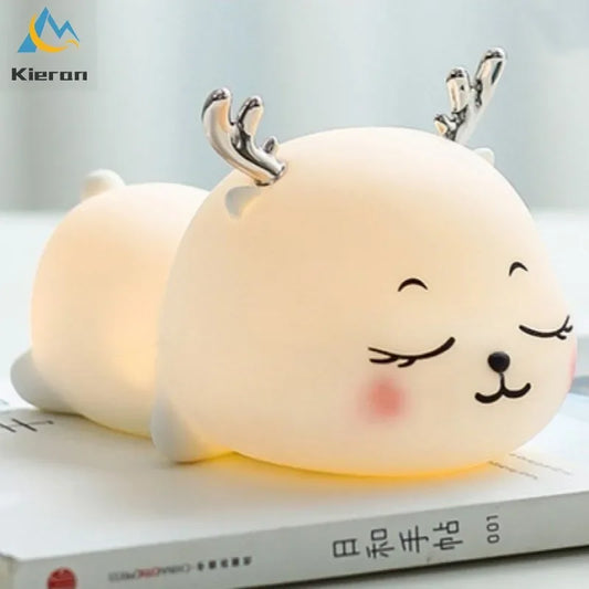 DecorBites™ Colorful Deer LED Lamp for Bedroom, Study, and Living Room