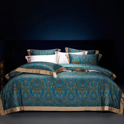 Decobites Bohemian Style 1000TC Egyptian Cotton Bedding Set with Digital Printing