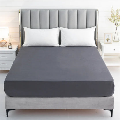 Decobites Luxe Sanding Fitted Sheet: High-Quality King Queen Bed Linen