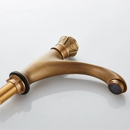 DecorBites™ Brushed Bronze Basin Faucet Single Lever Cold Water Mixer Tap