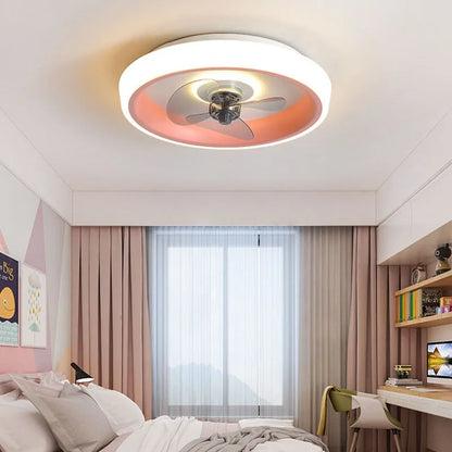 DecorBites™ 50CM Ceiling Fan Light with Invisible Blades, Silent Operation for Bedroom, Living Room