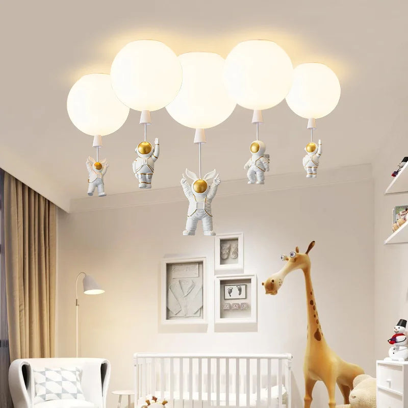 DecorBites™ Astronaut Space Ball Ceiling Lamp for Kids Room or Corridor