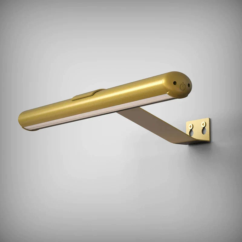 DecorBites™ LED Bathroom Wall Light Gold Dimmable Sconce USB Rechargeable Fixture