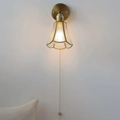 DecorBites™ Glass Wall Light Sconce Modern Nordic Bedside Lamp Aisle Hallway Balcony Lighting