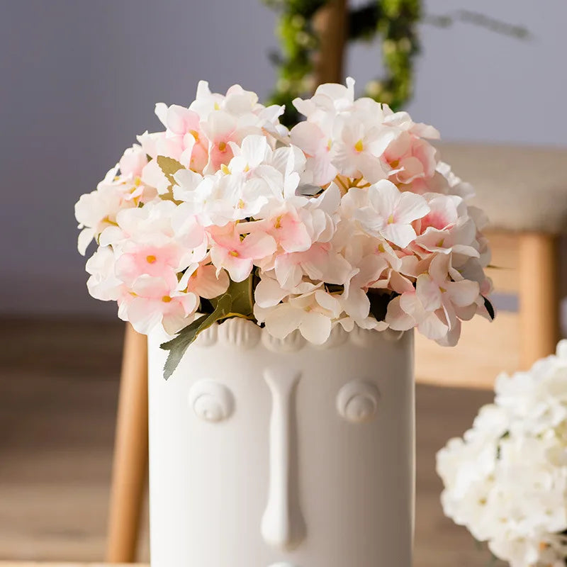 DecorBites™ Hydrangea Branch Decor - High Quality Artificial Silk Flowers for Home Wedding Party