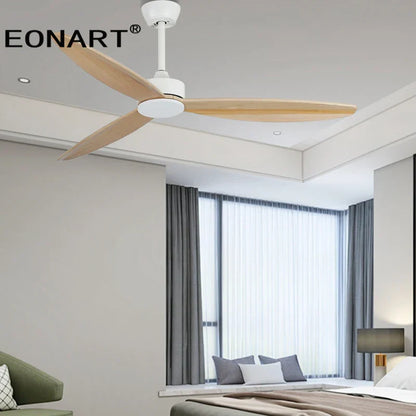 مروحة سقف ديكوربايتس™ الحديثة مقاس 60 بوصة مزودة بإضاءة LED وجهاز تحكم عن بعد