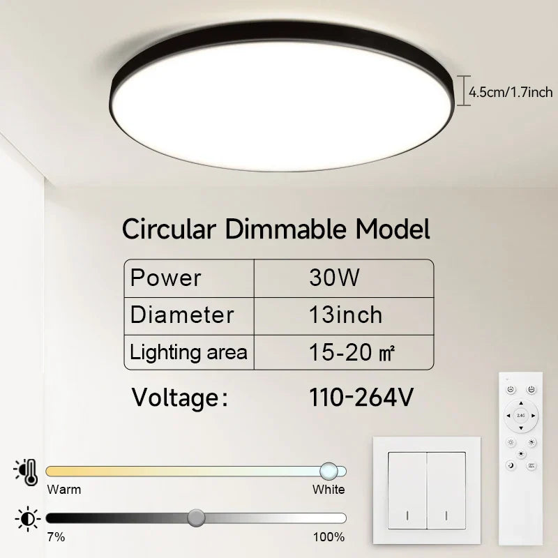 Lámpara de techo LED DecorBites™ para decoración del hogar