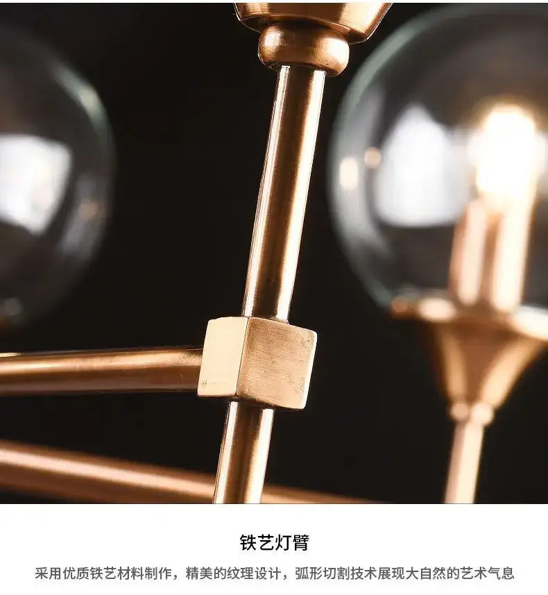 DecorBites™ Designer Metal Chandelier for Modern Living