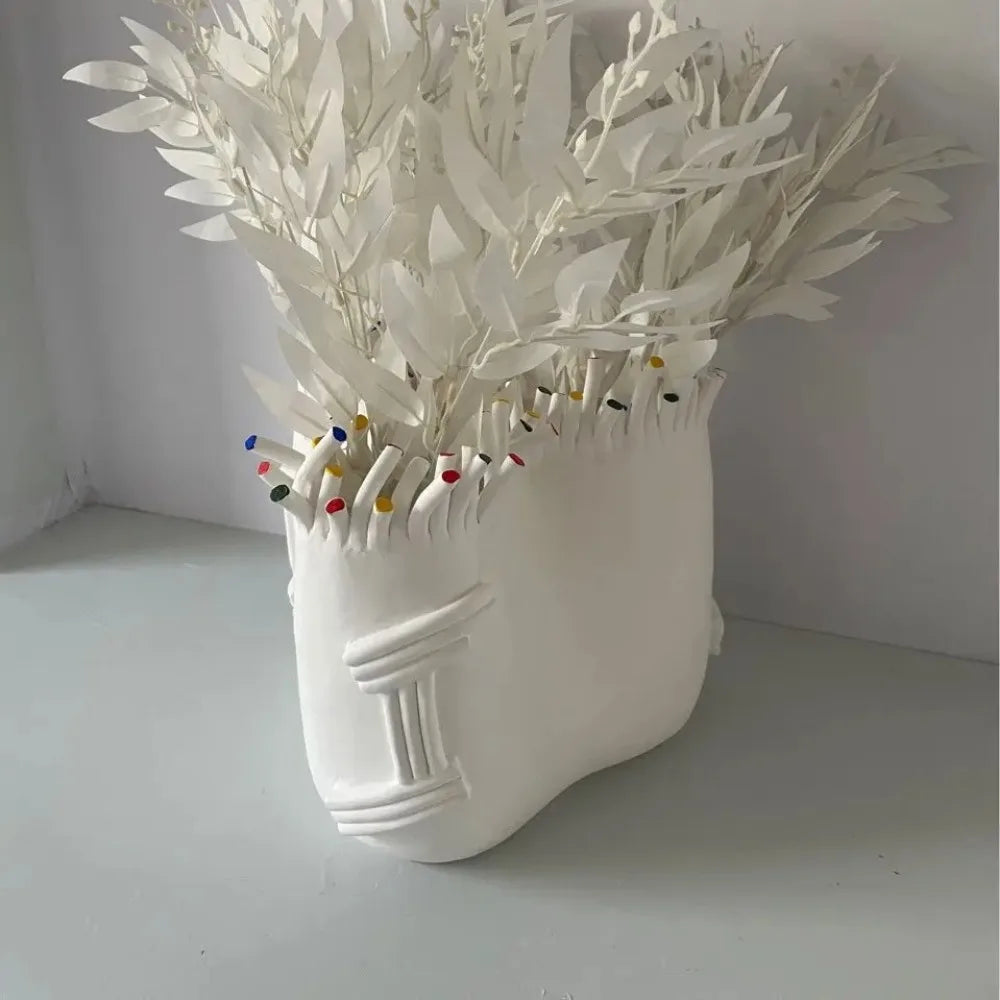 DecorBites™ Coral Shapes Flower Pot Vase Ceramic Handicraft Home Decoration