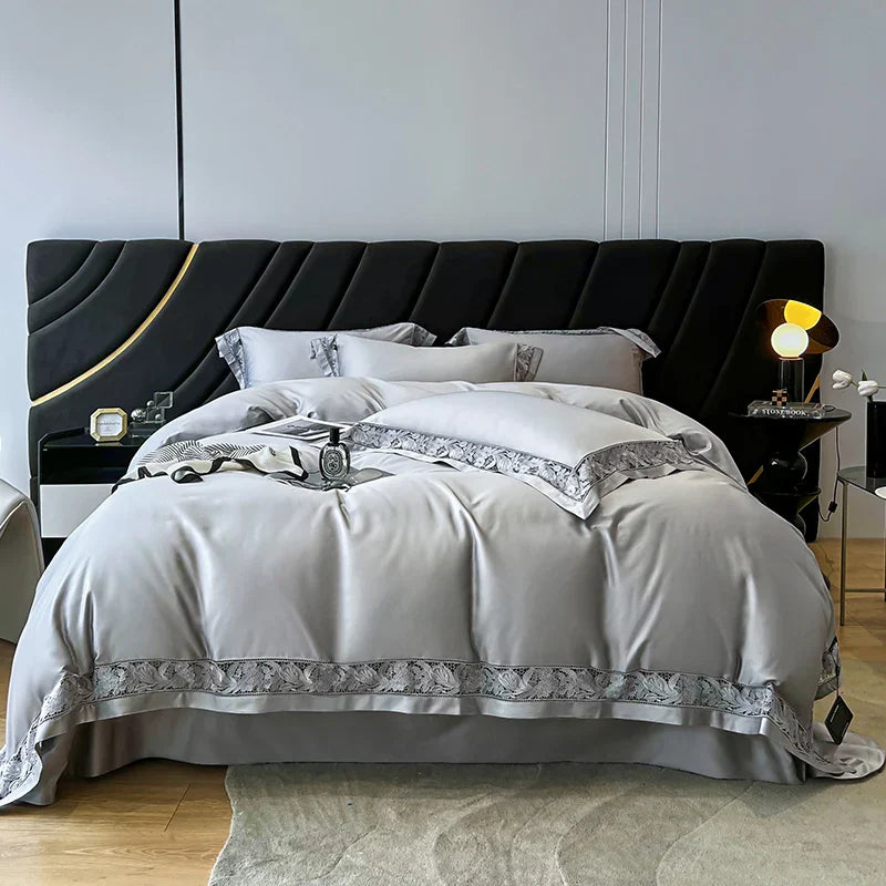 White Egyptian Cotton Bedding 1500TC Queen