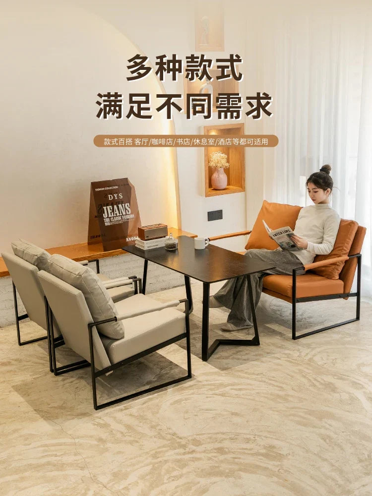 DecorBites™ Lounge Chair for Casual Comfort in Coffee Shop, Hotel Balcony, Reception Area