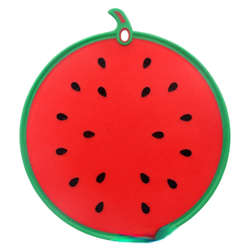 Tabla de cortar DecorBites™ con forma de fruta - Utensilios de cocina seguros para el hogar