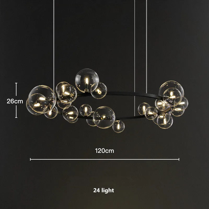 ثريا DecorBites™‎ G9 LED بتصميم كرة زجاجية: تصميم نورديك عصري وبسيط