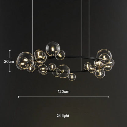 ثريا DecorBites™‎ G9 LED بتصميم كرة زجاجية: تصميم نورديك عصري وبسيط