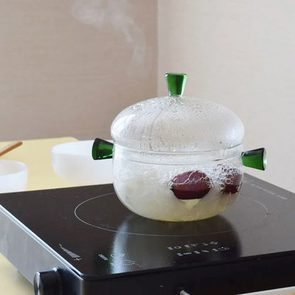 DecorBites™ Glass Bowl Set: Multifunctional Food Storage, Salad, Dessert Bowl, Simmer Pot, Stew Bowls