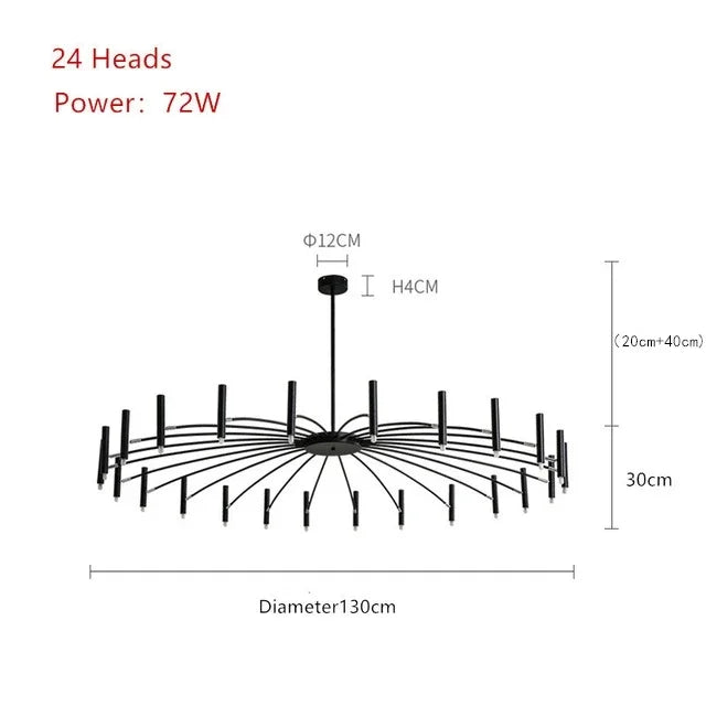 DecorBites™ Art Pendant Chandelier - Nordic LED Indoor Lighting Fixture