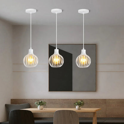 Decorbites™ Industrieller Käfig-LED-Hängeleuchte für moderne Vintage-Kronleuchter im Wohnzimmer