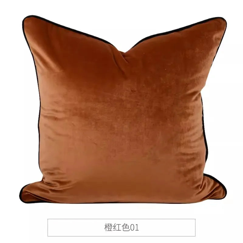 DecorBites™ Circus Horse Print Velvet Cushion Cover in Various Sizes