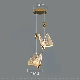 DecorBites™ Butterfly LED Pendant Light for Bedroom and Living Room Decor