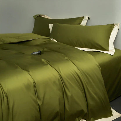 Decobites Egyptian Cotton Hotel Style Bedding Set 1000TC Queen King Duvet Cover Sheet Pillowcases