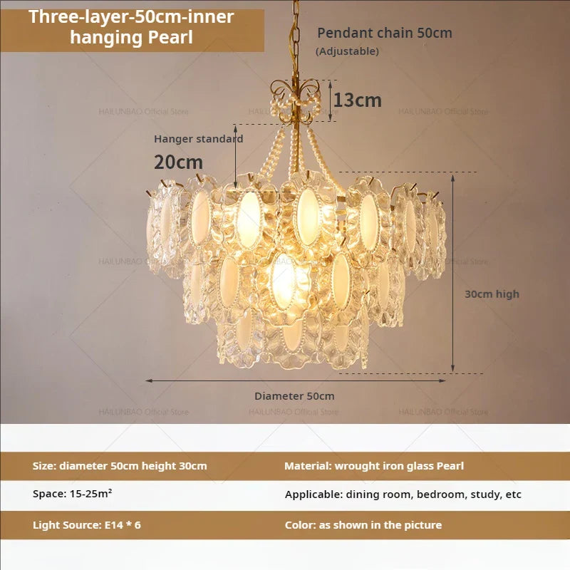 DecorBites™ Crystal Chandelier: Modern Luxury for Living Room & Bedroom