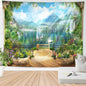 Decobites Vacation Landscape Tapestries: Customizable Fabric Decor for Living Room and Bedroom