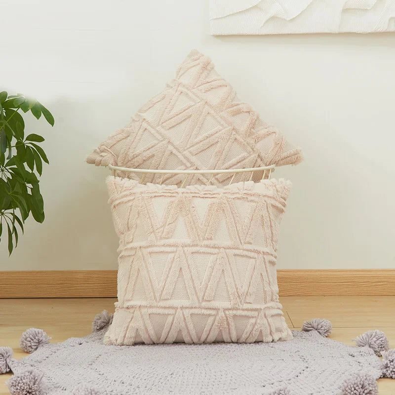 DecorBites™ Diamond Embroidery Cushion Cover for Modern Home Decor