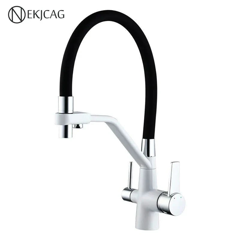 Gold 360-Degree Kitchen Faucet Stainless Steel