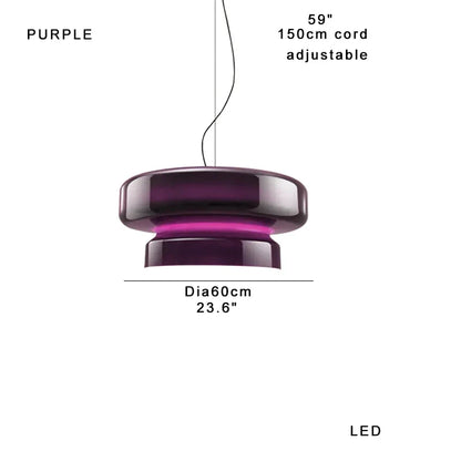 DecorBites™ Large Glass Pendant Light Dining Table Kitchen Island Lamp