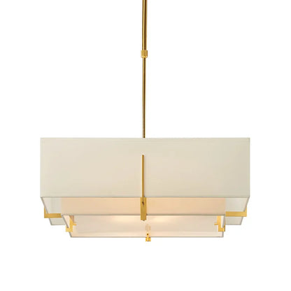 DecorBites™ Chinese Cloth Art Pendant Lamp Modern Minimalist Living Room ceiling lamp.