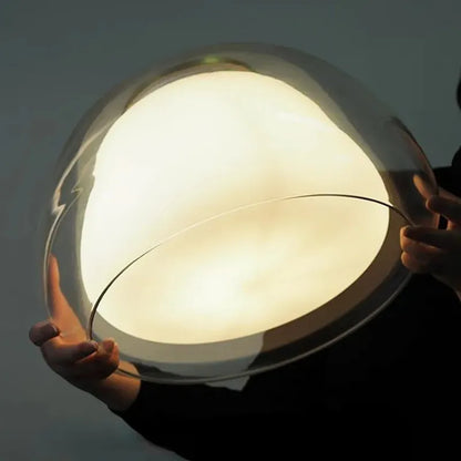 Lámpara colgante DecorBites™ de cristal con diseño minimalista y lujoso para el salón