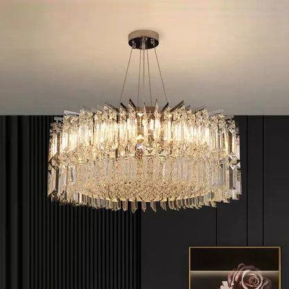 Lámpara de araña de cristal DecorBites™, lámpara colgante de lujo para salón y dormitorio