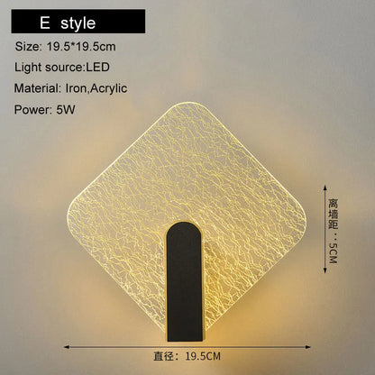 DecorBites™ LED Wall Lamp 5W Modern Nordic Sconce Lights for Bedroom Living Room