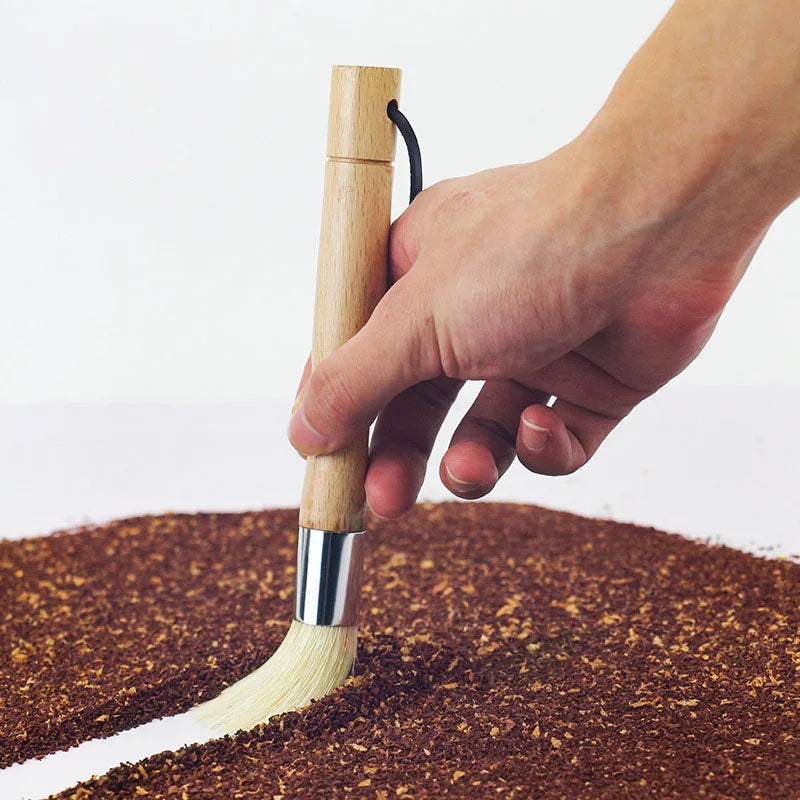 DecorBites™ Coffee Grinder Cleaner Brush Handle - Espresso Bean Powder Grain Cleaning Tool