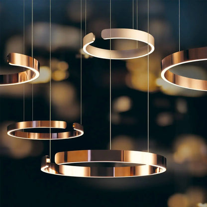 DecorBites™ LED Chandelier: Modern Indoor Lighting for Bedroom, Living Room, Study Hall