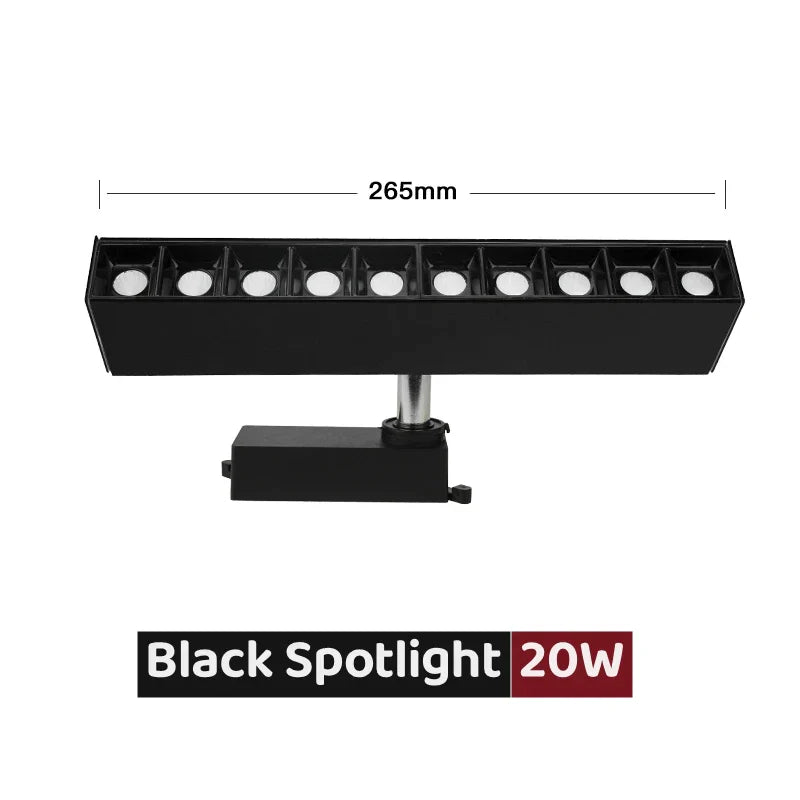 أضواء مسار خطي LED من DecorBites™ بقوة 30 واط لغرفة المعيشة وإضاءة مسار المتجر