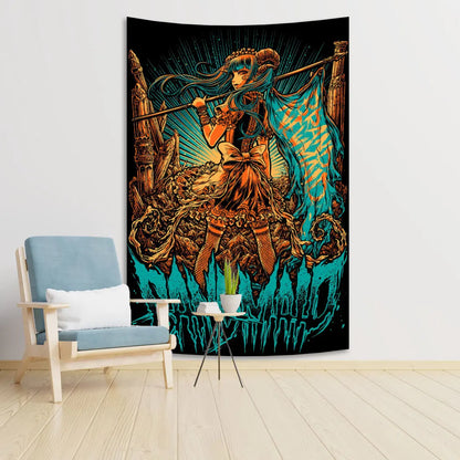 Decobites Heavy Metal Rock Music Poster Wall Tapestry Art Home Decor