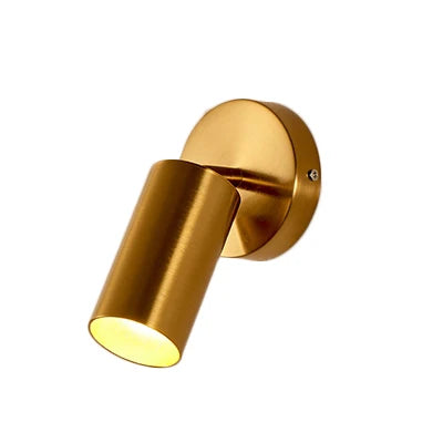 DecorBites™ LED Gold Round Ring Wall Lamp Ceiling Light for Bedroom Wall Sconce