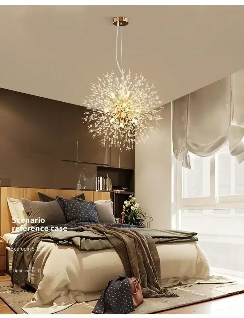 DecorBites™ Starry Sky Crystal Pendant Light Fixture