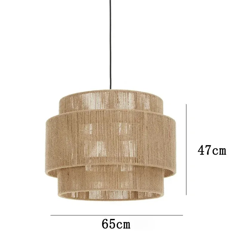 DecorBites™ Hemp Rope Wall Lamp for Bedroom and Living Room