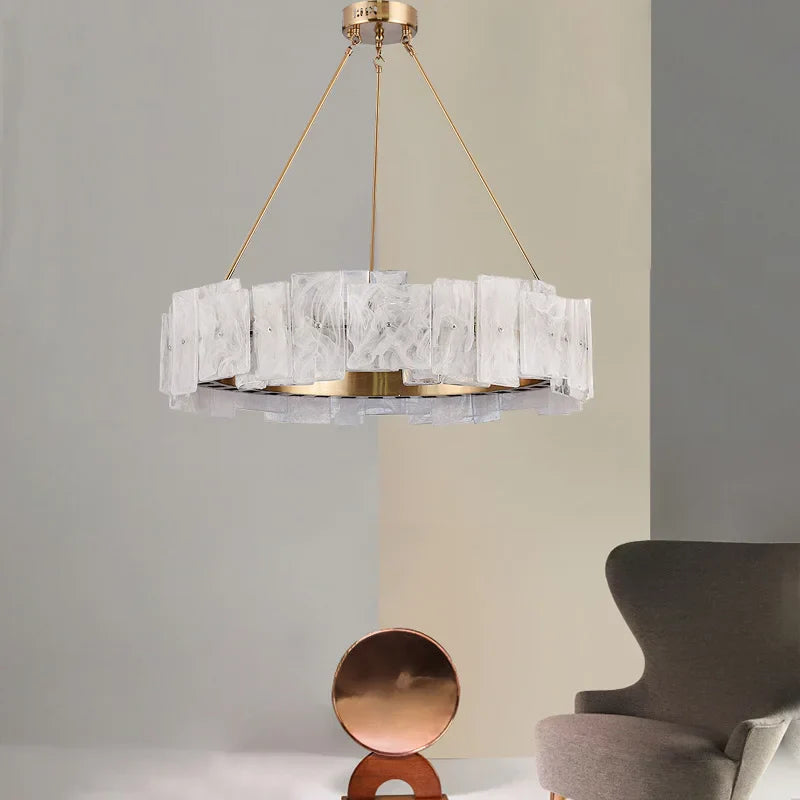 DecorBites™ Cloud Mist Glass Pendant Lights LED Room Decoration Lighting