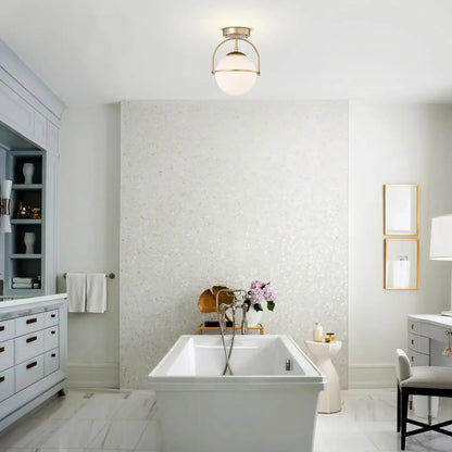 DecorBites™ Glass Ball Suspension Ceiling Light for Living Room