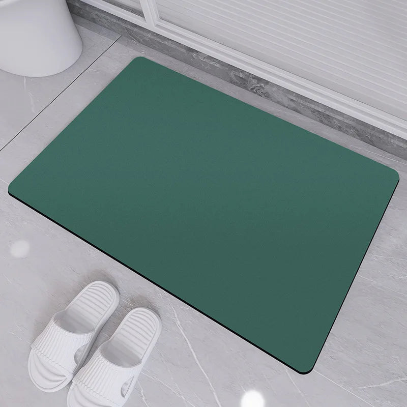 DecorBites™ Diatom Ooze Bath Rug: Super Absorbent Non-slip Mat for Bathroom & Toilets
