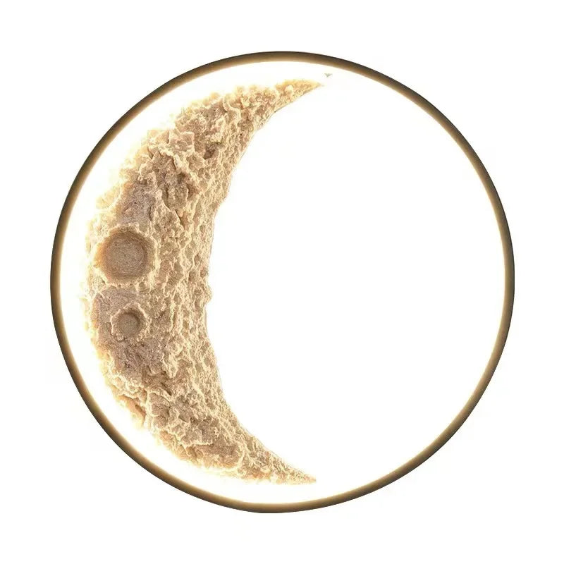 Lámpara de pared DecorBites™ Luna Creciente para dormitorio y pasillo