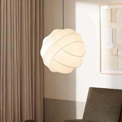 DecorBites™ Janpanses Silk Ball Pendant Light - Stylish Pholc Turner Pendant Lamp for Home Decor