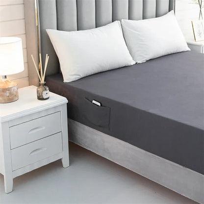 Decobites Luxe Sanding Fitted Sheet: High-Quality King Queen Bed Linen