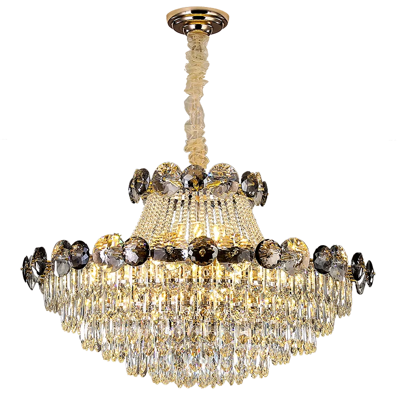 DecorBites™ Crystal Chandelier: Modern Nordic Luxury for Living Room, Dining Room, Bedroom