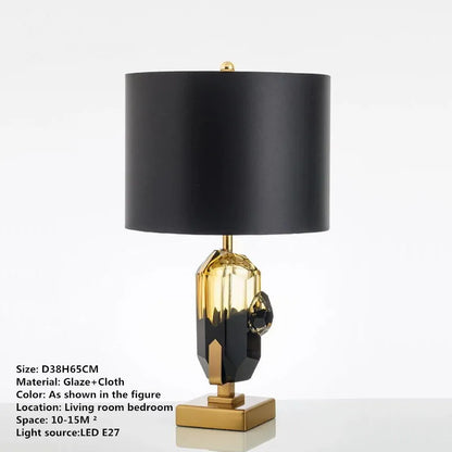 DecorBites™ Glaze Table Lamp - Nordic Modern Design for Living Room, Bedroom, Hotel